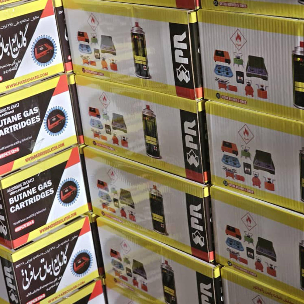 فروش عمده کپسول گاز مسافرتی PR پارس رگولاتور