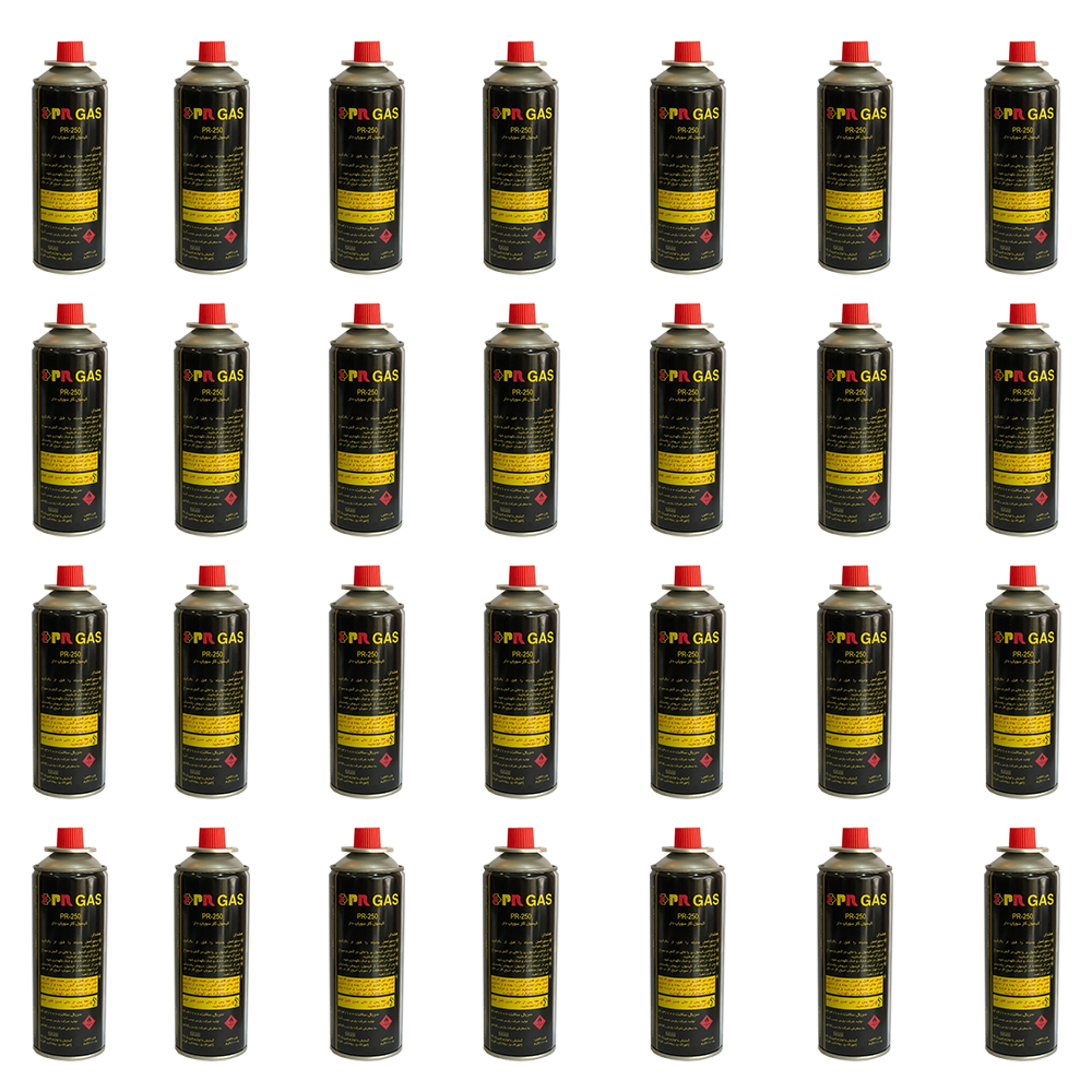 کپسول گاز مسافرتی PR پارس رگولاتور 210 گرمی - مدل PR-250 - بسته 28 عددی