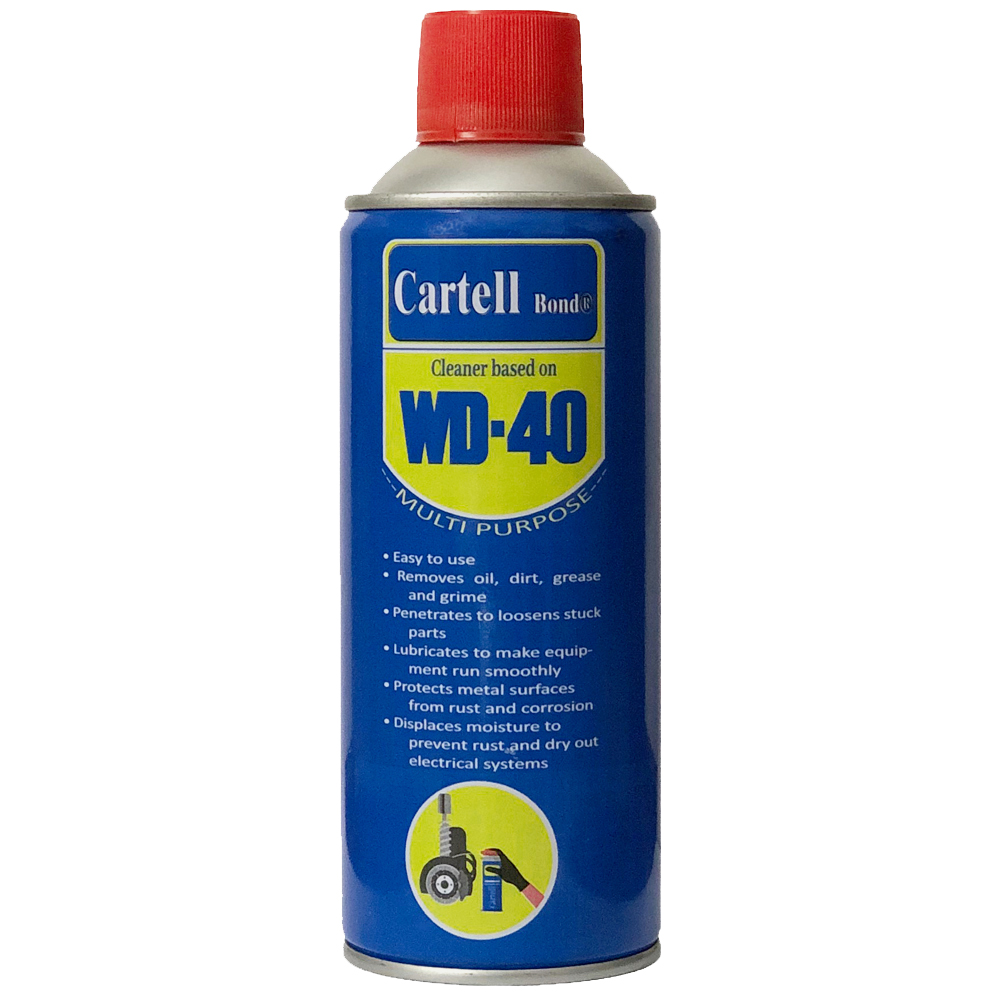 اسپری WD-40 کارتل روان کننده صنعتی- بسته 1 عددی