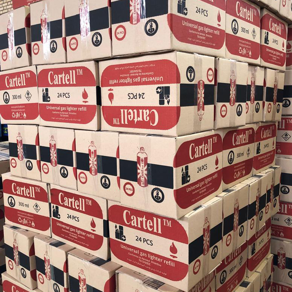 فروش عمده گاز فندک بی بو کارتل